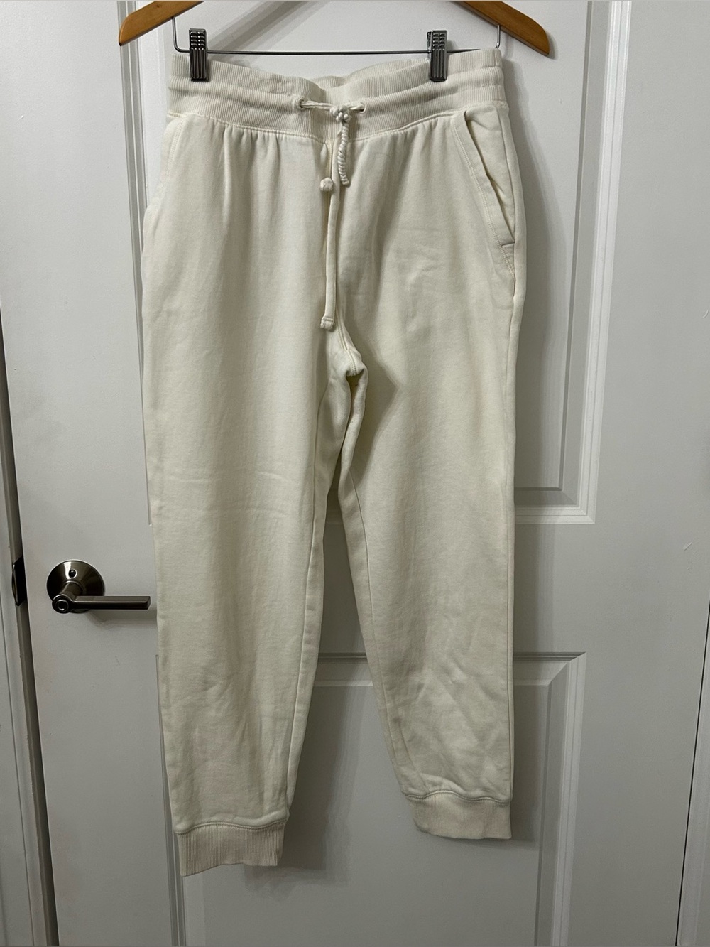 NWOT Women’s Vineyard Vines Cream Drawstring Jogger Sweatpants Size Small
